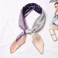 Purple Haze Pleated Bandana | Silky Twill Neckerchief